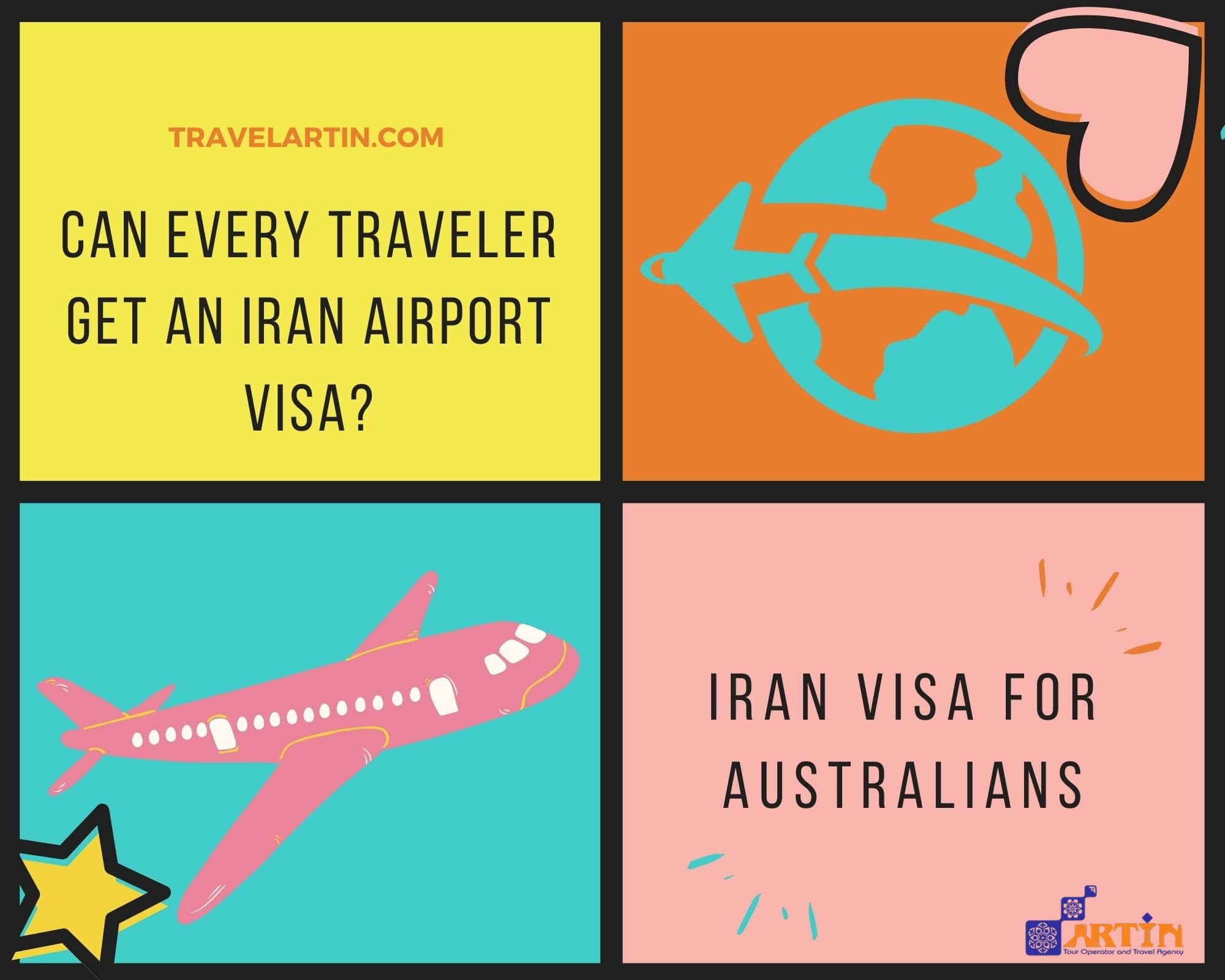 iran visa for australian travel document