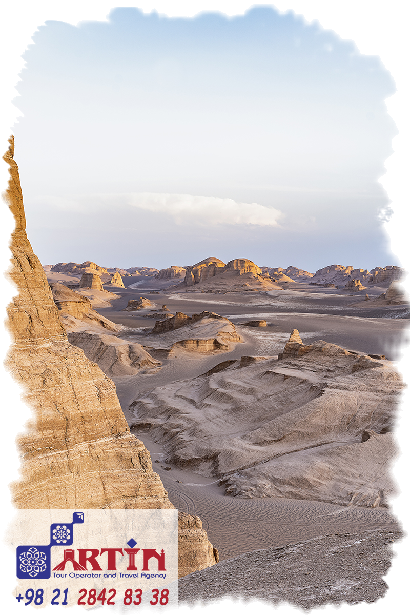 Kavir-e Lut is The first vast Iran desert plain in southeastern Iran