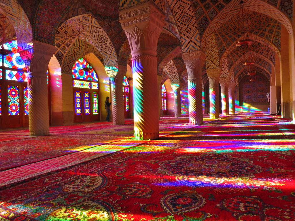 pink mosque in Shiraz city tours- daily tours in iran- travelaertin.com 