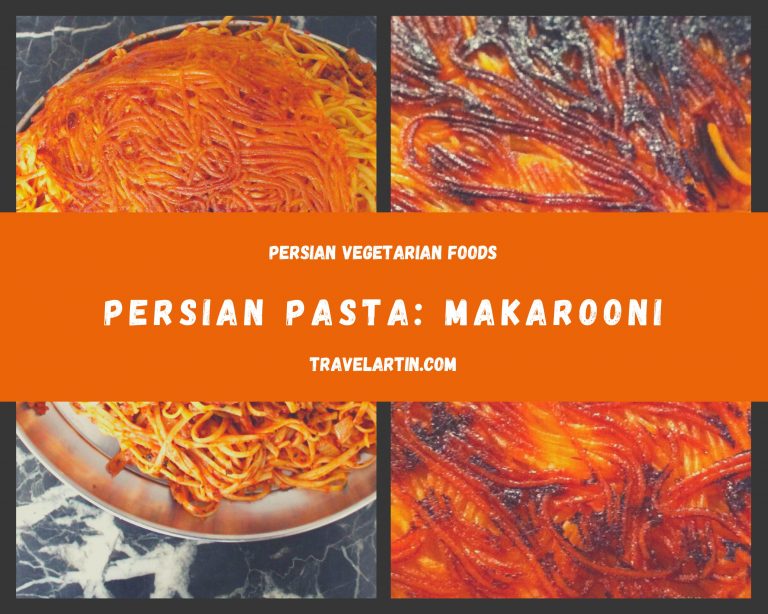 11Persian vegetarian food recipe makarooni persian pasta
